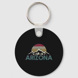 Porte-clés Arizona Vintage Rétro Montagnes Nature Randonnée C