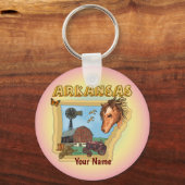 Porte-clés Arkansas nom personnalisé (Recto)