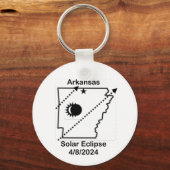 Porte-clés Arkansas Solar Eclipse Porte - clé 2024 (Verso)