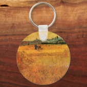 Porte-clés Arles : Vue des champs de blé par Vincent van Gogh (Recto)