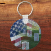 Porte-clés Arlington National Cemeemetery, drapeau américain (Recto)