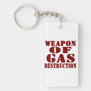 Porte-clés Arme De Destruction Du Gaz