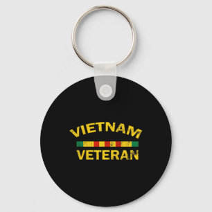 Porte-clés Armée des États-Unis Vietnam Vétérinaire Vintage d