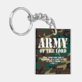Porte-clés Armée du seigneur, écriture sainte Camo de bible (Devant gauche)