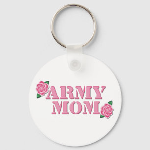 Porte-clés Armée maman rose Roses