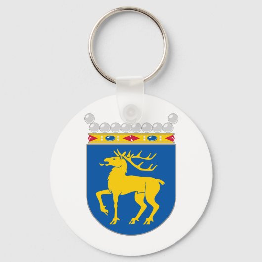 Porte-clés Armoiries d'Åland AX (Recto)