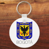 Porte-clés Armoiries de Bogotá, la Colombie (Recto)