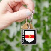 Porte-clés Armoiries de Bolzano, Italie (main)