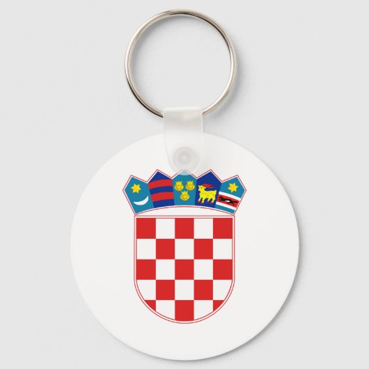 Porte-clés Armoiries de Croatie (Recto)