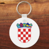 Porte-clés Armoiries de Croatie (Recto)