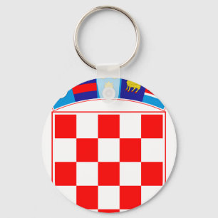 Porte-clés Armoiries de Croatie, Emblème croate, Hrvatska