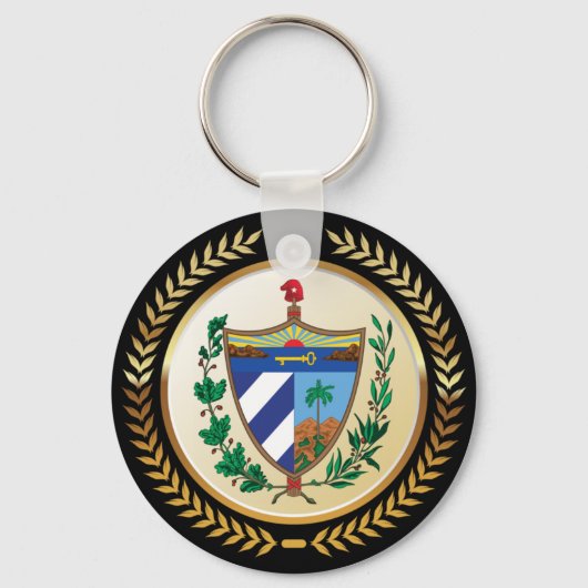 Porte-clés Armoiries de Cuba (Recto)