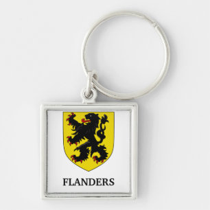 Porte-clés Armoiries de Flandre Lion Héraldique