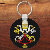 Porte-clés Armoiries de la Cité du Vatican (Recto)