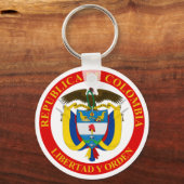 Porte-clés Armoiries de la Colombie (Recto)