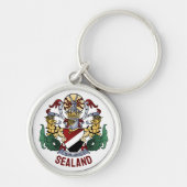 Porte-clés Armoiries de la Principauté de Sealand (Devant)