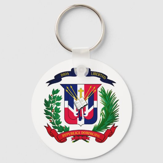 Porte-clés Armoiries de la République dominicaine (Recto)
