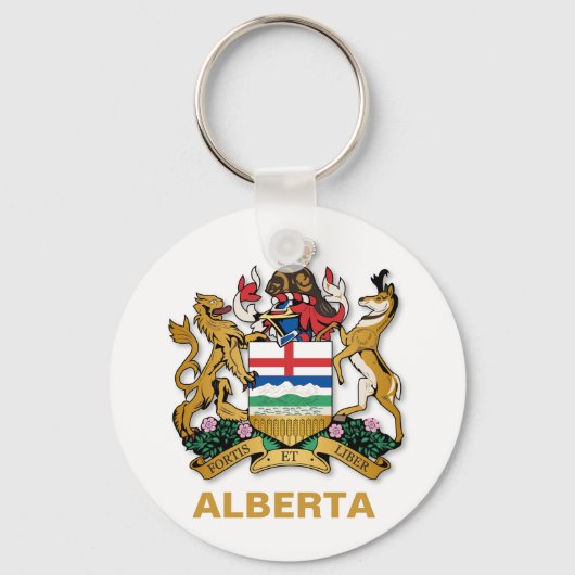 Porte-clés Armoiries de l'Alberta (Recto)
