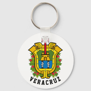Porte-clés Armoiries de l'État de Veracruz (Mexique) Clé