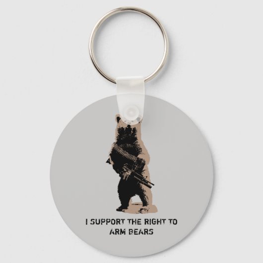 Porte-clés Armoiries de l'ours Grizzli Ours (Recto)