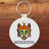 Porte-clés Armoiries de Moldova (Recto)