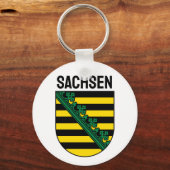 Porte-clés Armoiries de Sachsen (Saxe), ALLEMANDE (Recto)