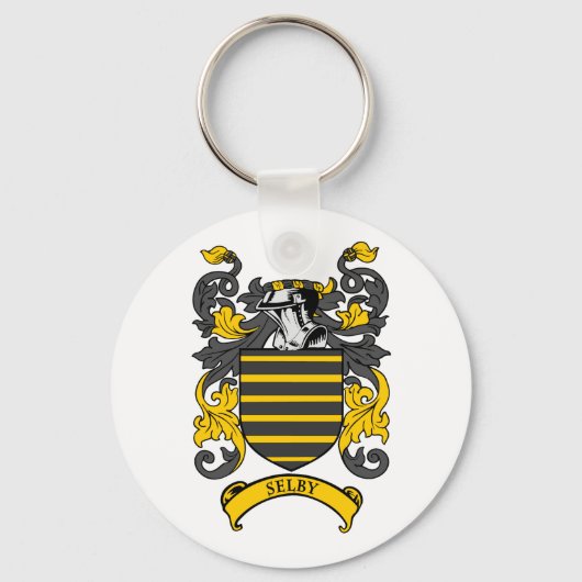 Porte-clés Armoiries de SELBY (Recto)