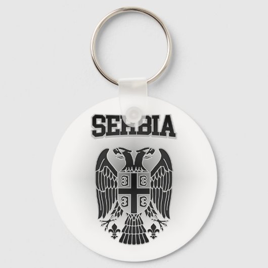 Porte-clés Armoiries de Serbie (Recto)