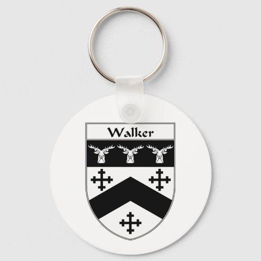 Porte-clés Armoiries de Walker/crête de famille (Recto)