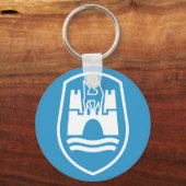 Porte-clés Armoiries de Wolfsburg (blanc) (Recto)