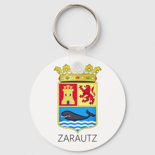 Porte-clés Armoiries de Zarautz - Porte - clé Gipuzkoa (Recto)