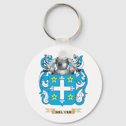 Porte-clés Armoiries d'Helyer (crête de famille) (Recto)