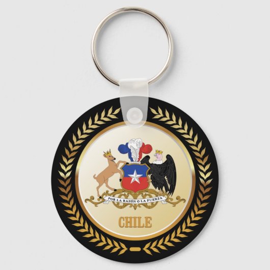 Porte-clés Armoiries du Chili (Recto)