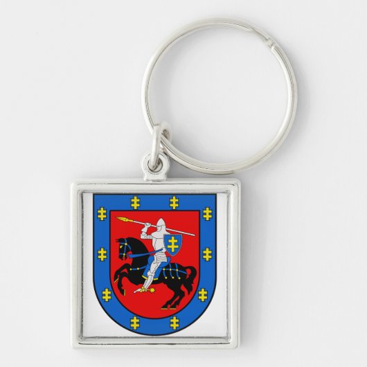Porte-clés Armoiries du comté de Vilnius (Devant)