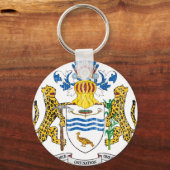 Porte-clés Armoiries Du Guyana (Recto)