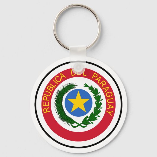 Porte-clés Armoiries du Paraguay (Recto)