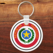Porte-clés Armoiries du Paraguay (Recto)