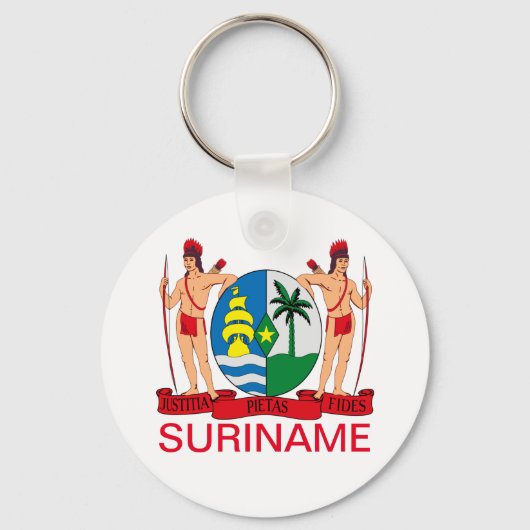 Porte-clés Armoiries du Suriname (Recto)