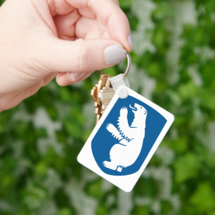 Porte-clés Armoiries royales du Danemark vintage du Groenland