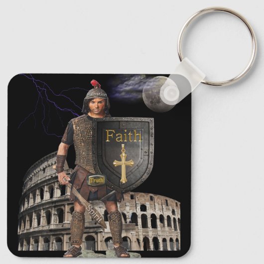 Porte-clés Armure complète de DIEU (Dos)