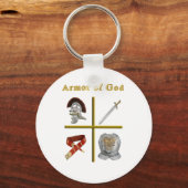 Porte-clés Armure de Dieu (Recto)