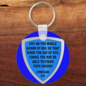 Porte-clés armure de Dieu porte - clé (Recto)