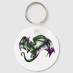 Porte-clés AroAce Pride Dragon