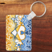 Porte-clés Aroace Sun et Sea Pride Drapeau Squiggles (Verso)