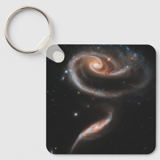 Porte-clés Arp 273 Galaxies Interagissant En Andromède. (Recto)