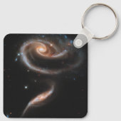 Porte-clés Arp 273 Galaxies Interagissant En Andromède. (Dos)