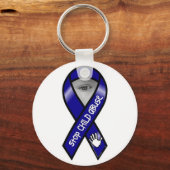 Porte-clés Arrêter la maltraitance infantile (Recto)