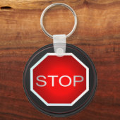 Porte-clés Arrêter le Porte - clé de connexion (Recto)