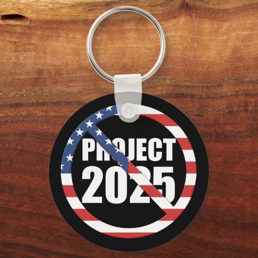 Porte-clés Arrêter le projet 2025 (Verso)