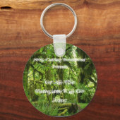 Porte-clés Arrêtez De Couper Nos Forêts... (Recto)